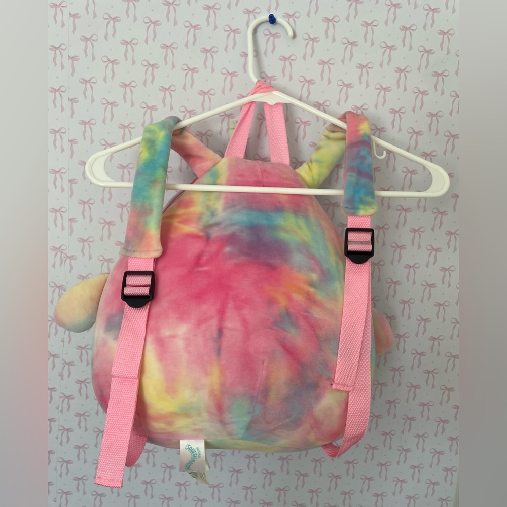 Squishmallows Tie-Dye Unicorn Plush Backpack - Picture 2 of 4